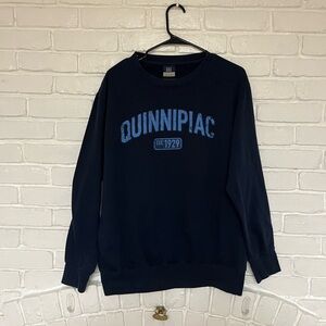 Mens Quinnipiac crewneck sweater size large